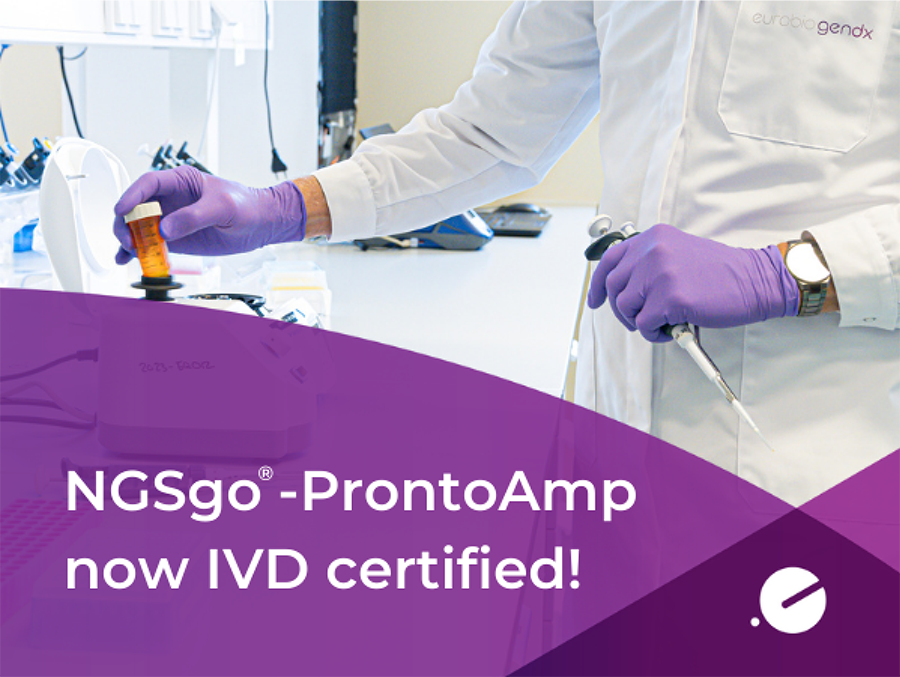 NGSgo®-ProntoAmp has officially received IVD certification